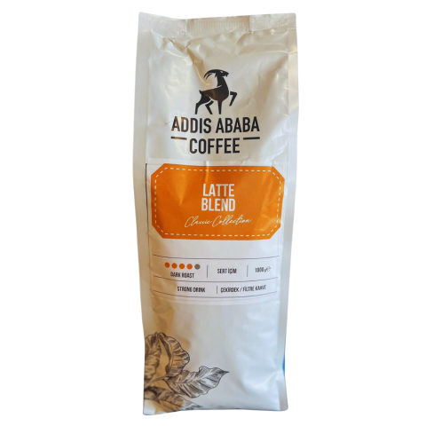 Addis Ababa Latte Blend Çekirdek Kahve 1 Kg.
