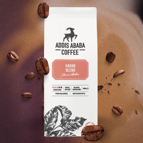 Addis Ababa Harar Blend Çekirdek Kahve 1 Kg.