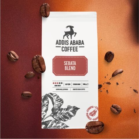 Addis Ababa Sebata Blend Çekirdek Kahve 1 Kg.