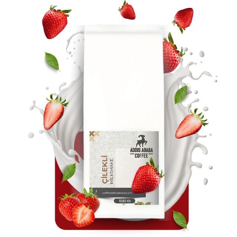 Addis Ababa Çilekli Milkshake 1Kg